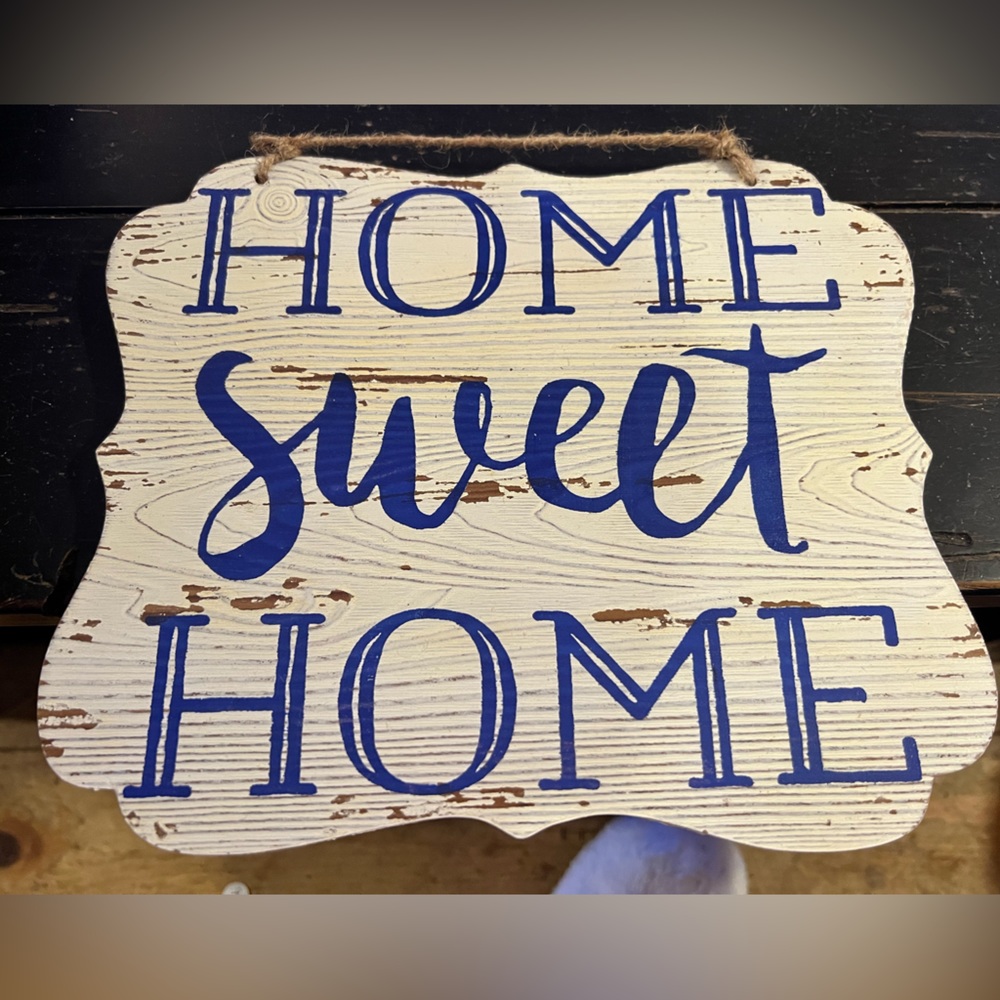 Wooden sign